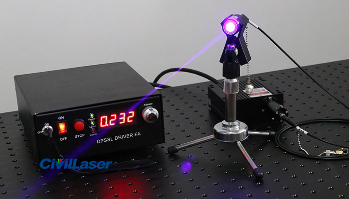 395nm fiber coupled laser
